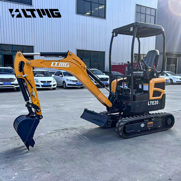 2024 LTMG  easy operate mini digger bagger 1.5ton  2000KG 2ton zero tail crawler excavator using in narrow environment work