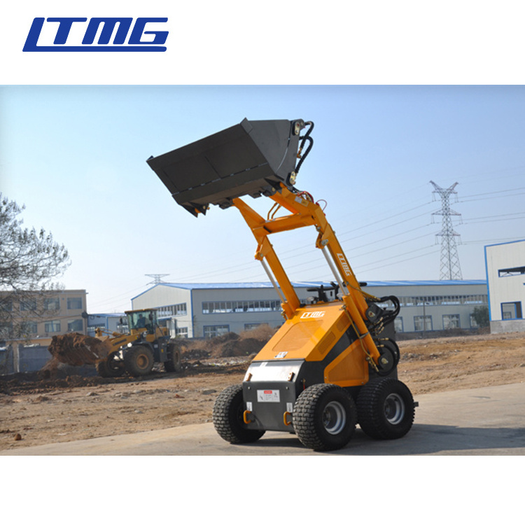 China self loader truck 200kg HY380 mini skid steer loader with optional attachments ce approval