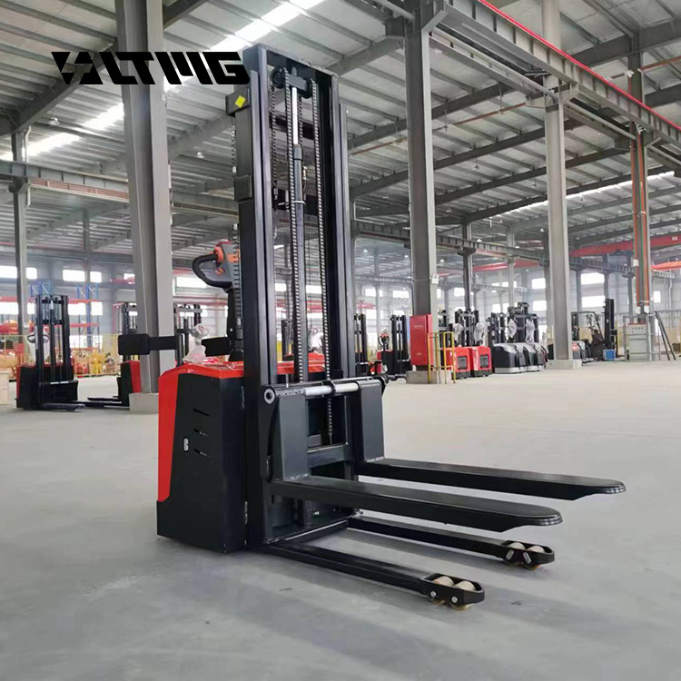 LTMG Chinese new cheap 1000kg 1.5 ton 2000kg self loading portable forklift electric stacker