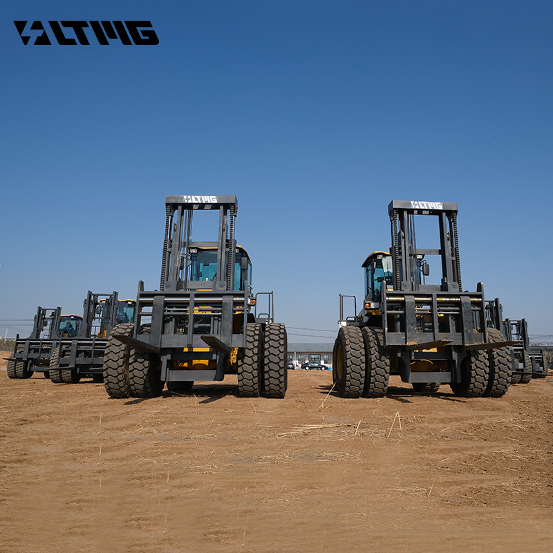 LTMG Heavy Loading Lifting Machine 12 ton 15 ton 20 ton Articulated Diesel Forklifts Rough Terrain Forklift