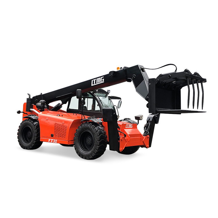 LTMG max 8000mm lifting height japanese engine 2.5ton 3ton 4ton 5ton Telescopic Forklift  with fork positioner