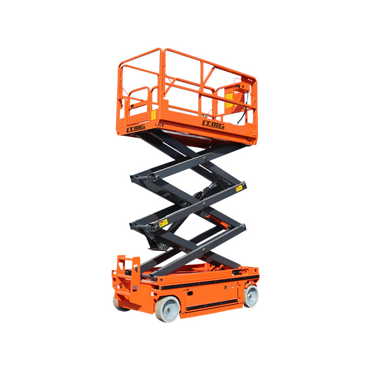 Mini self propelled work platform electric hydraulic scissor lift platform with 10m 12m 14m articulating lifts