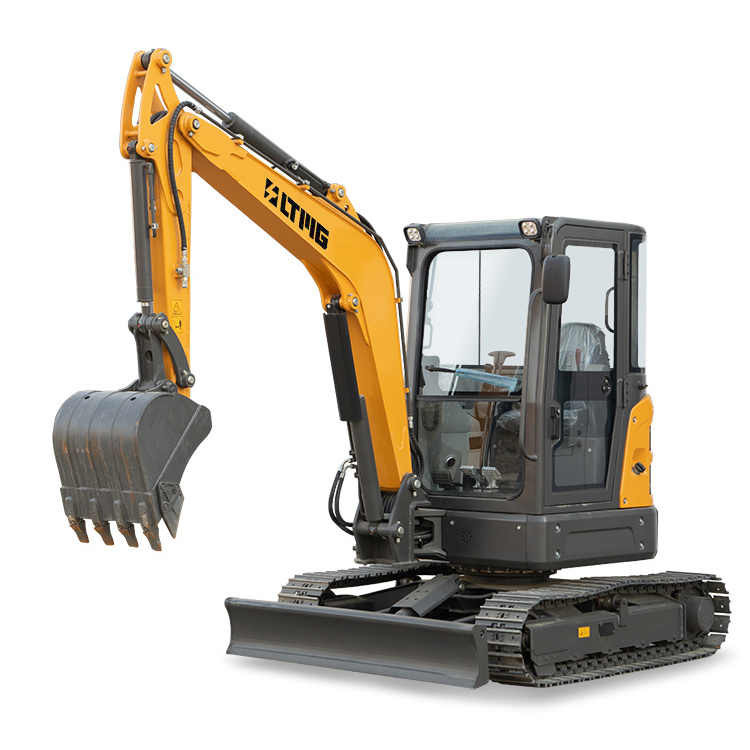 LTMG Crawler Digger Retro Excavator Machine  0.8t 1t 1.5t 3t 2t 1 Ton 2.5t Mini Excavator With Zero Tail