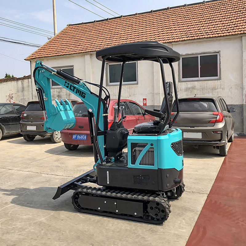 Mini retro excavadora 0.8 ton 1 ton 1.2 ton 1.5 ton 1.8 Ton mini digger excavators with EPA engine