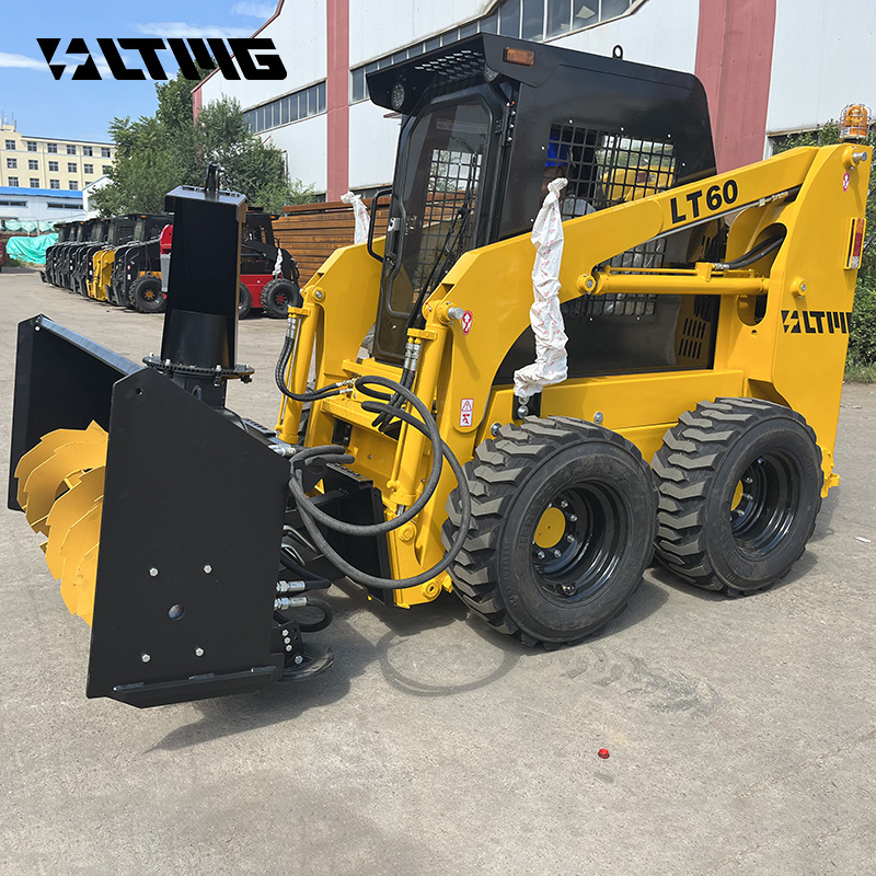 2024 LTMG wheeled Skid steer loader diesel 500kg 700kg 850kg 950kg 1200kg loader with snow blower