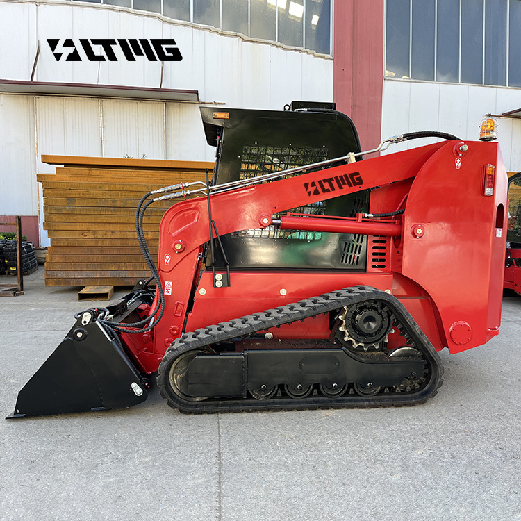 China Powerful Hydraulic track Skid Steer 1200kg 1500kg skid steer loader with chassis EPA engine