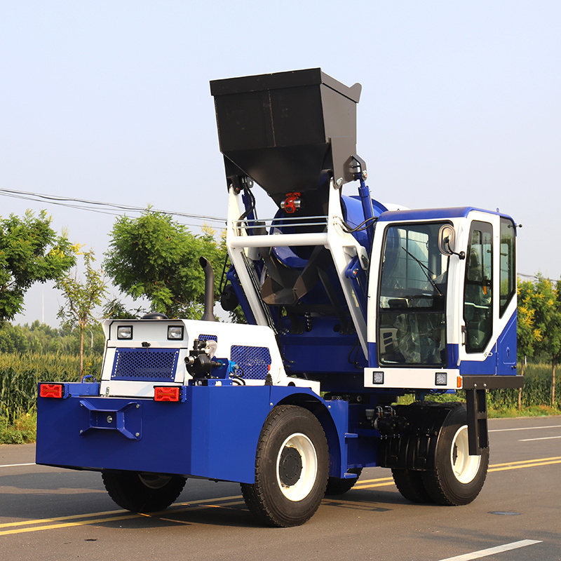 2024 New type Automatic feeding cement mixer machine 2m3 2.5m3 3m3 4m3 concrete mixer truck for sale