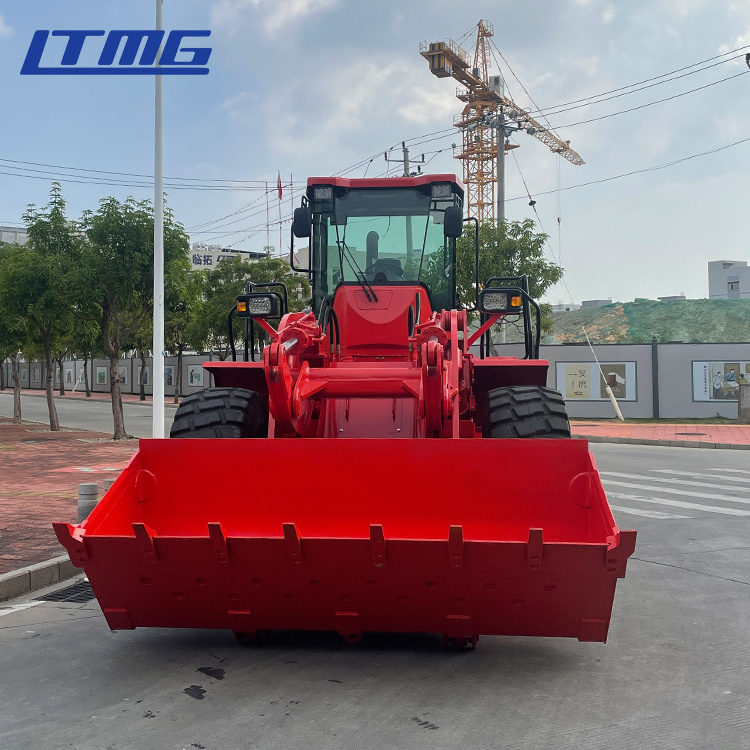 LTMG 5 t 955 hydraulic transmission 5 ton 6 ton loader joystick air conditioner front end wheel loader for sale