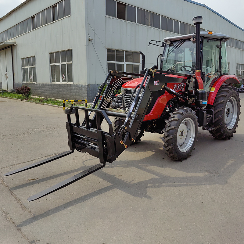 LTMG China Tractor 120 hp Agricultural Machinery Tractor With Front Pallet Fork