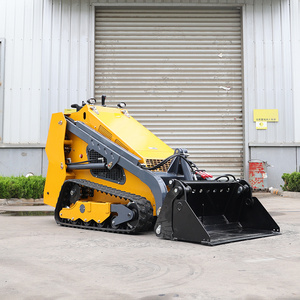 LTMG mini loader cheap skid steer wheel loader 200kg 260kg 300kg track skid steer loader with attachments