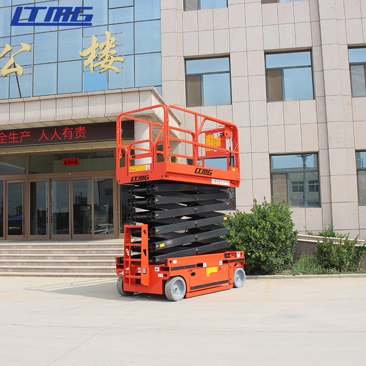 LTMG LTWP1214 12M 14M scissor lift work platform price hydraulic diesel truck mounted aerial work platform in stock