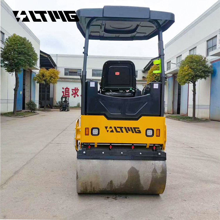 LTMG road construction machinery  Mini double drum vibratory asphalt road roller compactor 1 ton 2 ton 3 ton Road Roller price