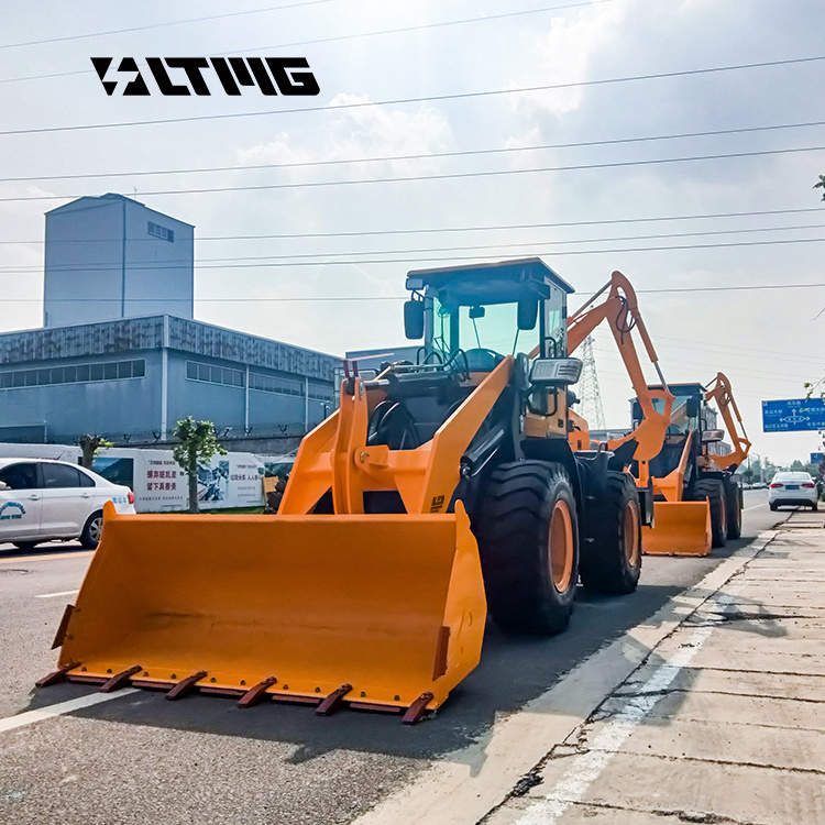 LTMG WZ20-28 Construction Machinery Mini Front Loader Backhoe Articulated Type 4X4 2ton Backhoe Loaders For Sale