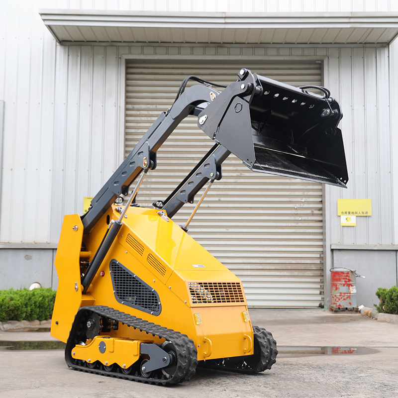 LTMG mini loader cheap skid steer wheel loader 200kg 260kg 300kg track skid steer loader with attachments