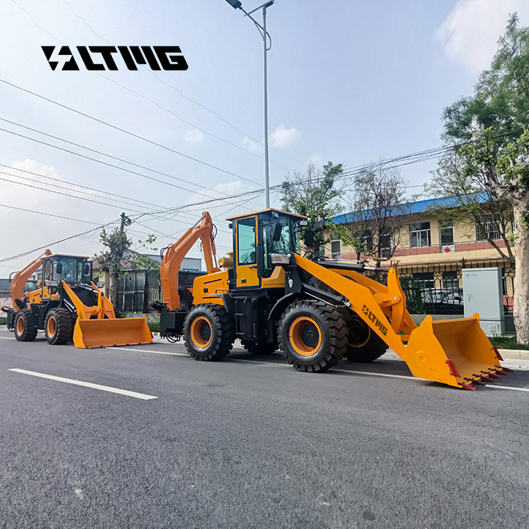 LTMG WZ20-28 Construction Machinery Mini Front Loader Backhoe Articulated Type 4X4 2ton Backhoe Loaders For Sale