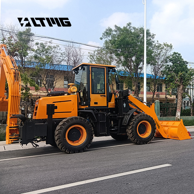 LTMG WZ20-28 Construction Machinery Mini Front Loader Backhoe Articulated Type 4X4 2ton Backhoe Loaders For Sale