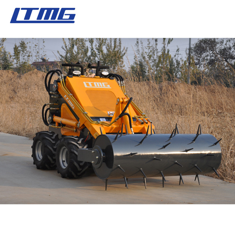 China self loader truck 200kg HY380 mini skid steer loader with optional attachments ce approval