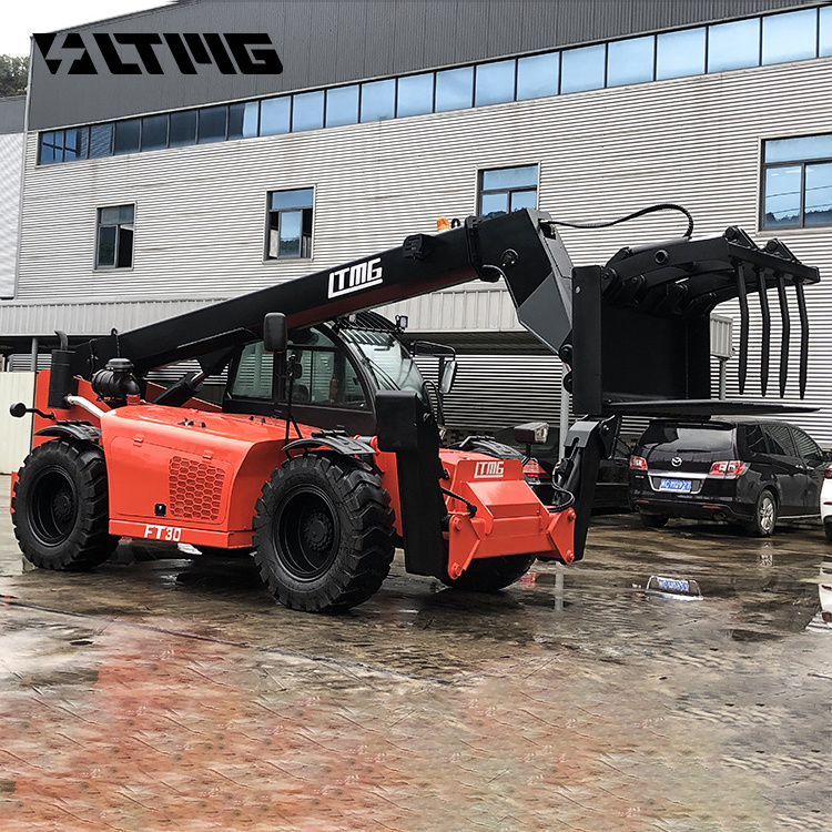 LTMG max 8000mm lifting height japanese engine 2.5ton 3ton 4ton 5ton Telescopic Forklift  with fork positioner