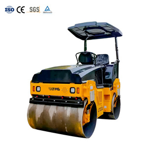 Compact road roller 3ton 4 ton 6 ton full hydraulic road roller with double roller