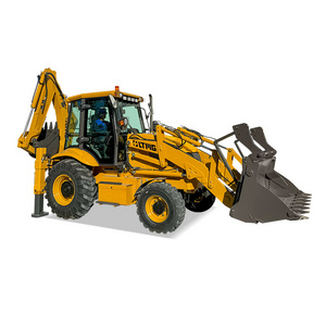 2.5 ton loader Chinese new 4x4 wheel backhoe Excavator loader with euro engine