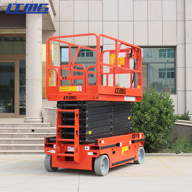 LTMG LTWP1214 12M 14M scissor lift work platform price hydraulic diesel truck mounted aerial work platform in stock