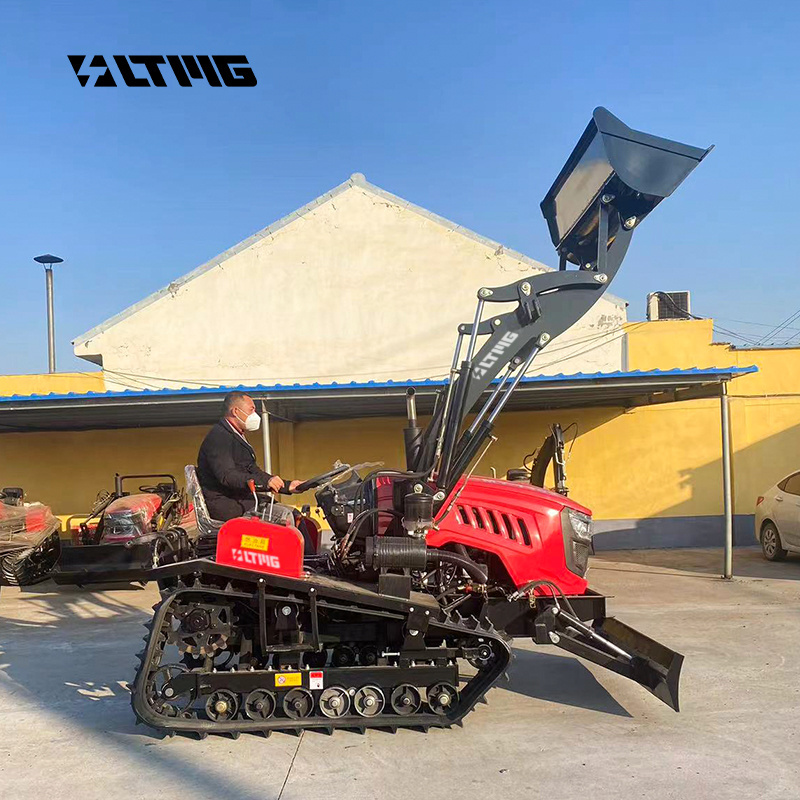 LTMG China 40hp 50hp mini farm crawler tractor with rubber track