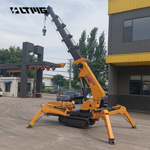 2024 LTMG new 3 ton 10m 8ton 20m Truck Mounted Crawler Spider Crane for construction use