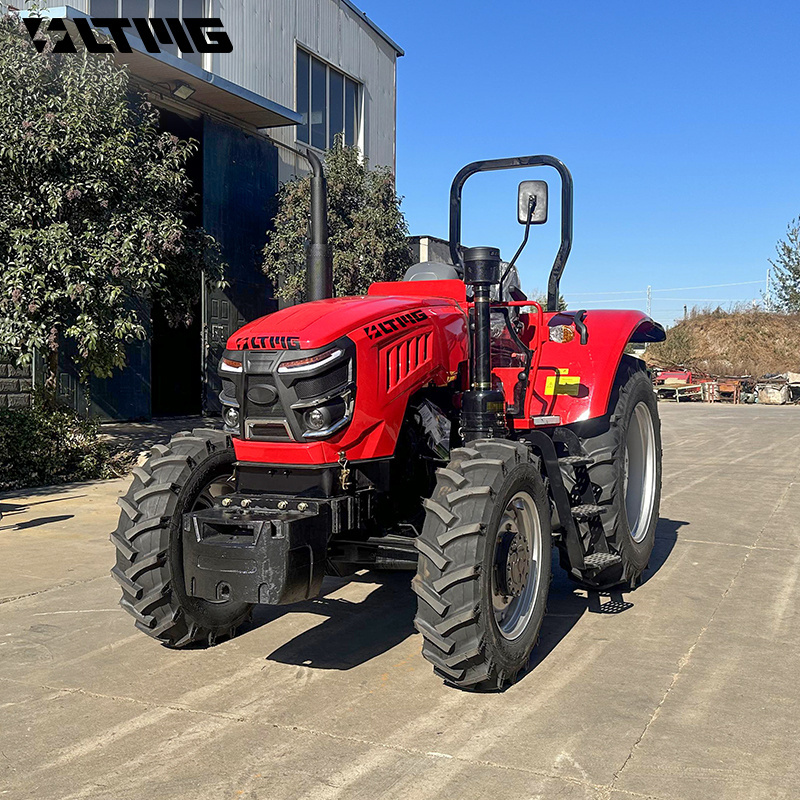 LTMG 4X4 wheel 4WD 85hp 90hp 100hp 120hp tractor front loader farm garden tractor with cabin