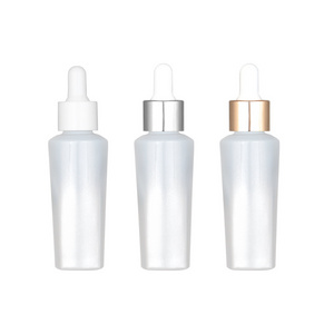 Gradient Grey Glass Dropper Bottle 30ml Custom Serum Bottles for Essence Essential Oil Perfume