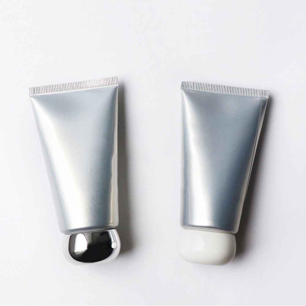 Hot sale aluminium plastic tube cosmetics 50ml empty lotion plastic squeeze tube hand cream tubes with octagonal lid