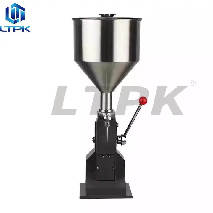 LT-A03 Malaysian Tomato Resin Jam Dispenser Vertical Body Lotion Paste Wall Crack Repair Paste Hot Sauce Bottle Fillling Machine