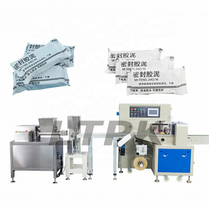 Automatic Sugar Paste Fondant Plasticine Clay Play Dough Bar Stick Extruder Flow Bag Packing Machine Pillow Packaging Machines