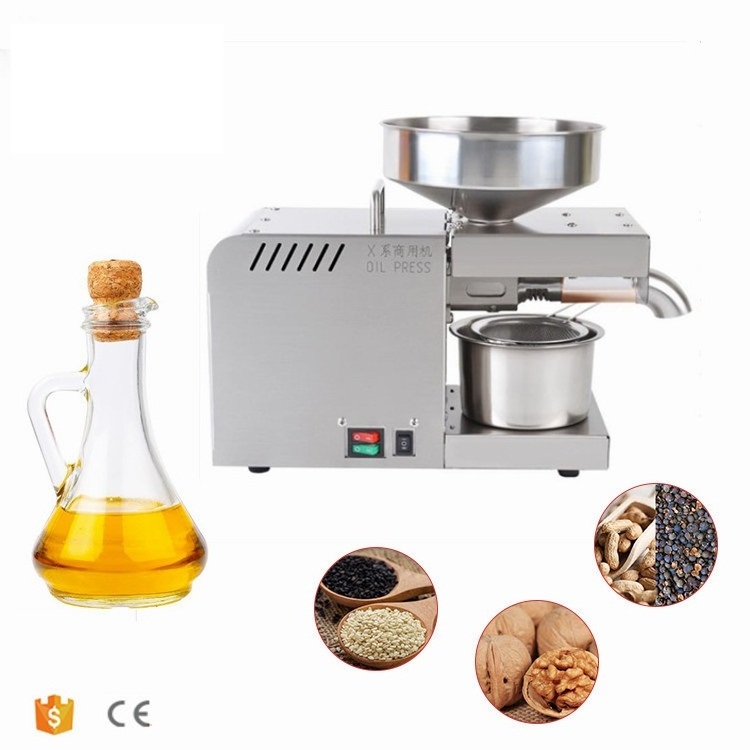 LT-X5 Commercial Domestic Oil Extractor Peanut Oil Press Machine Home Use Sunflower Sesame Seeds Peanut Soybean Oil Extraction