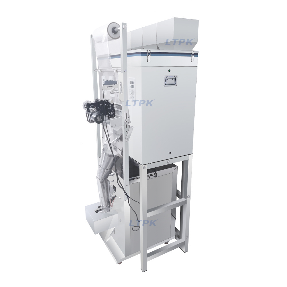 4 Heads 2-200g Automatic 3 Side Sealing Mixing Tea Powder Granules Bag Bean Grain Nut Food Weighing Packing Machine