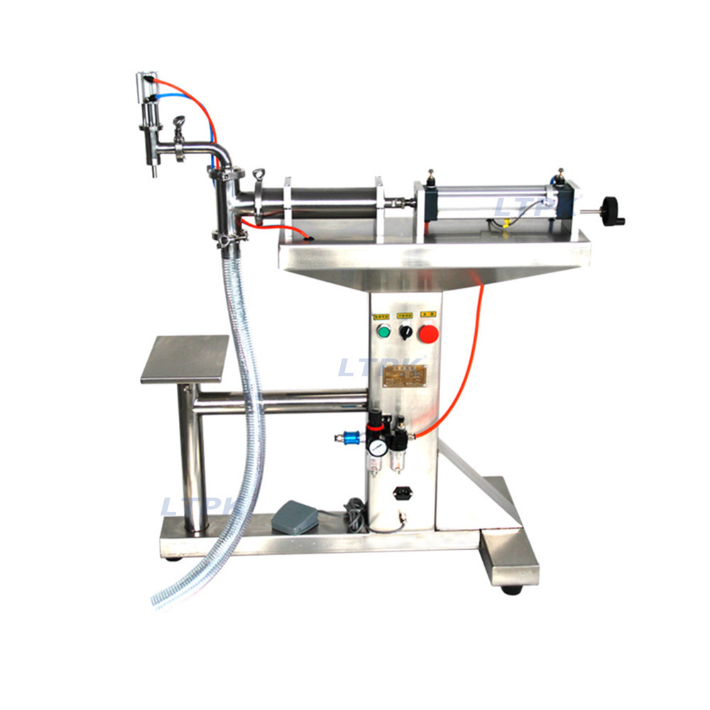 100-1000ml Pneumatic paste filler Engine Oil Cosmetic Cream Honey Body Lotion Shampoo Thick Liquid Bottle Filling Machines