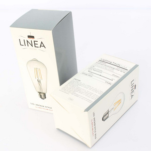 Customized printing of your own logo High quality paper tube packaging box LED light bulb packaging box