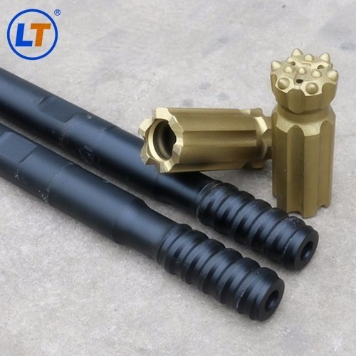 Made in china hot sale Extension rod ROUND39 Drill Rod T38 for Bench drilling bit mining machine parts