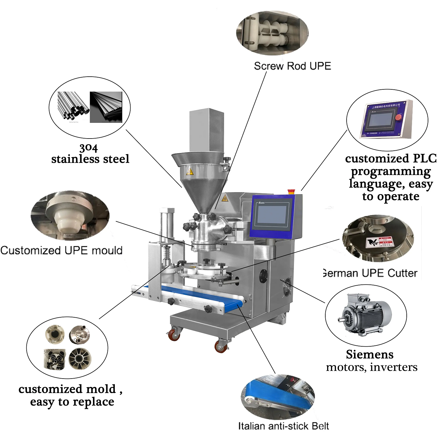 LT-180 Snack Churros/Kibbeh/Kubba/Tamale Small Rheon Encrusting Machine Kubba Machine