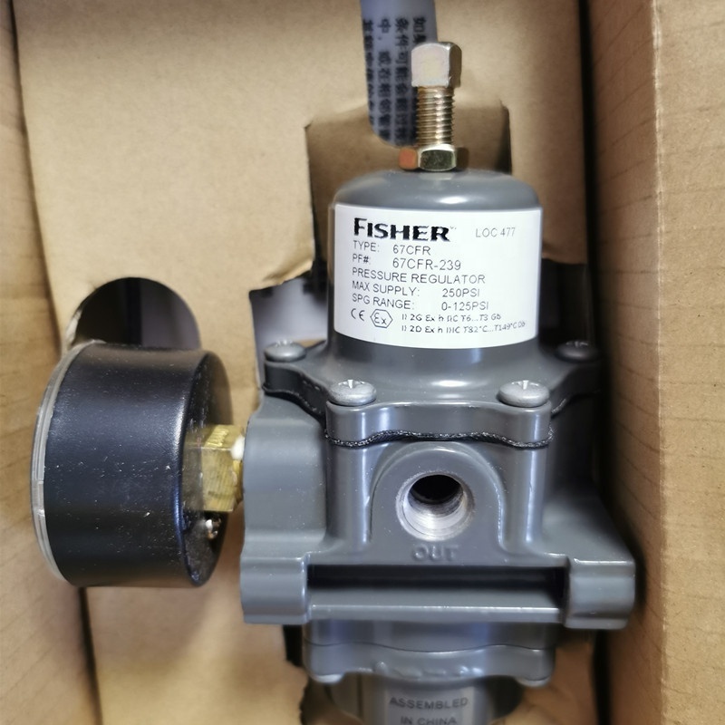 Pressure reducing valve fisher 67CFR-239 pressure regulating valve mounted on the valve 67CFR-237 167DA 67CFR-600 67CFR-226