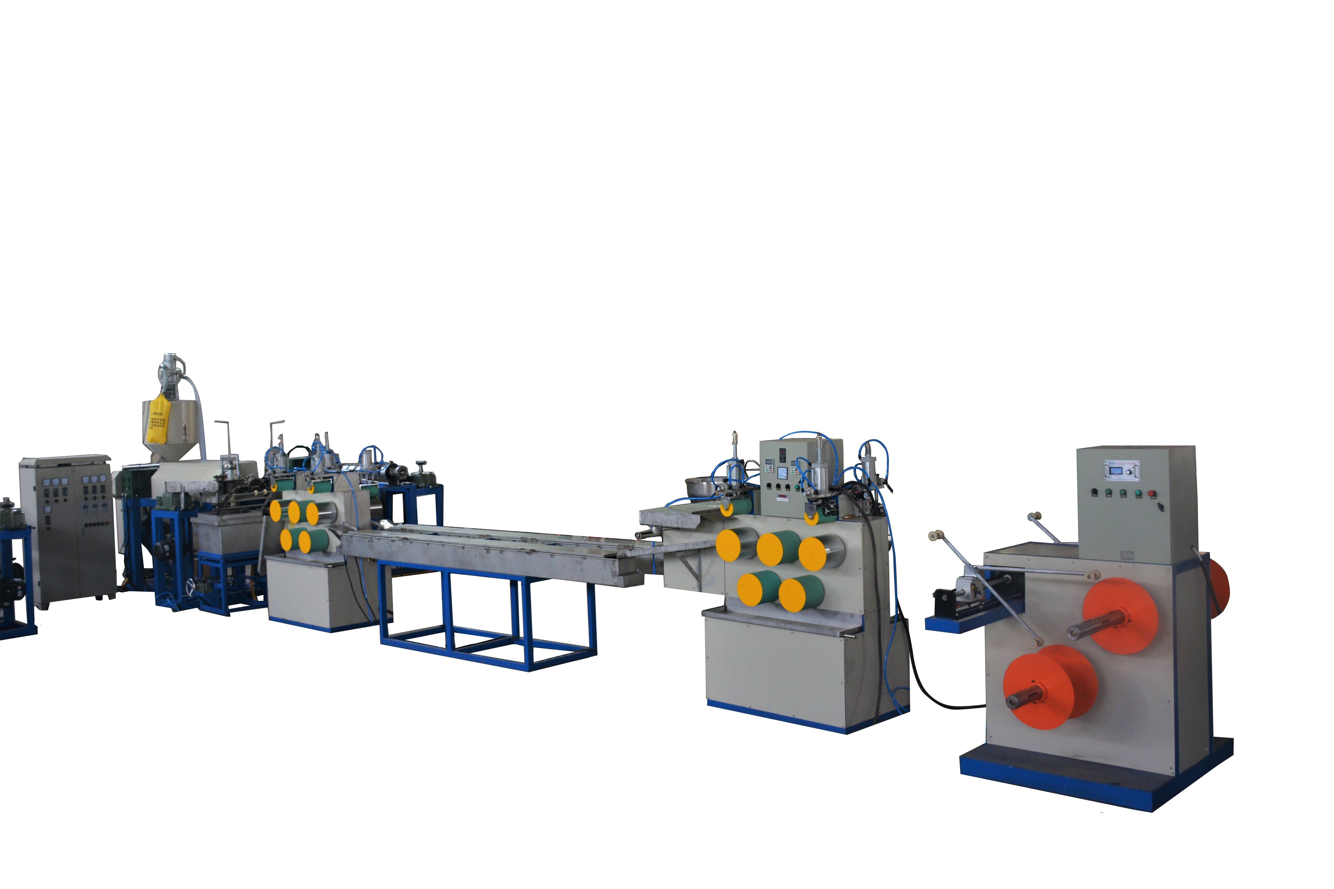 PE/PP fruit net bag making machine , polypropylene knotless net bag making machine