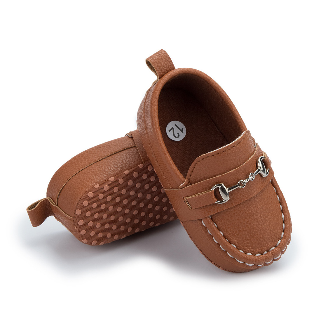 Newborn Baby Shoes Soft Soled Walking Casual Shoes For Girls And Boys Baby Shoes Leather