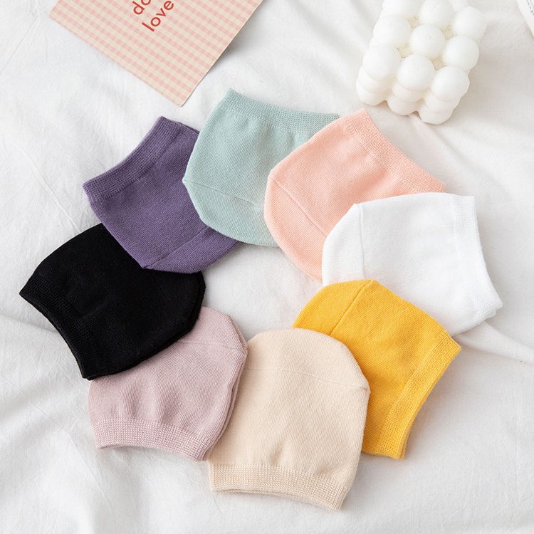 Forefoot  Woman Summer Solid Female Foot Toe Cover Half Socks Heels Invisible Cotton Breathable Socks