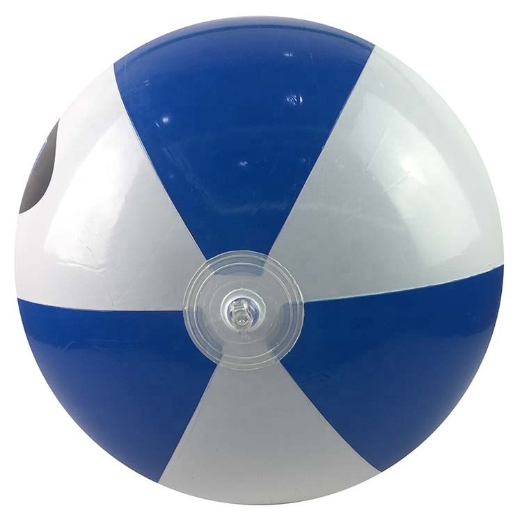 Customized 40 cm Inflatable PVC whole  print water Beach Ball for outside