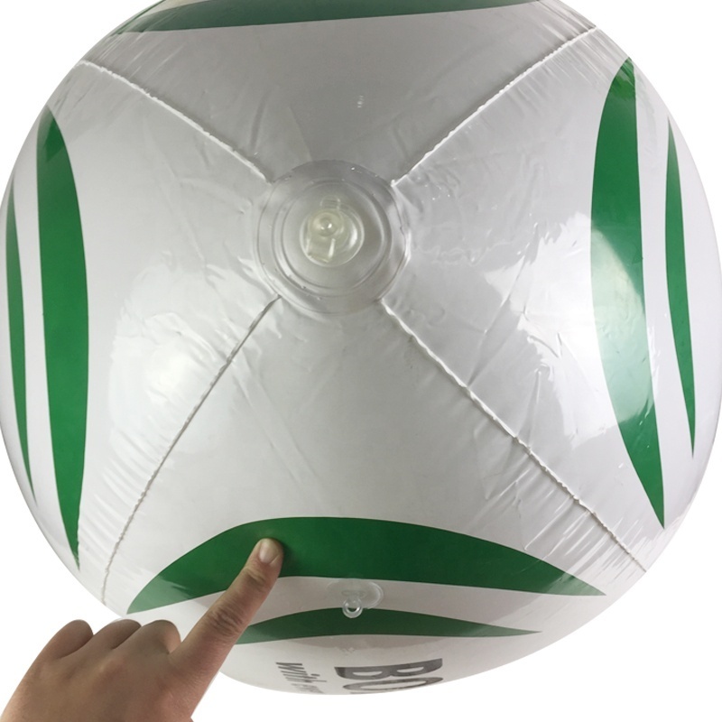 50cm Big Custom size and logo Orange PVC Rugby Beach Ball