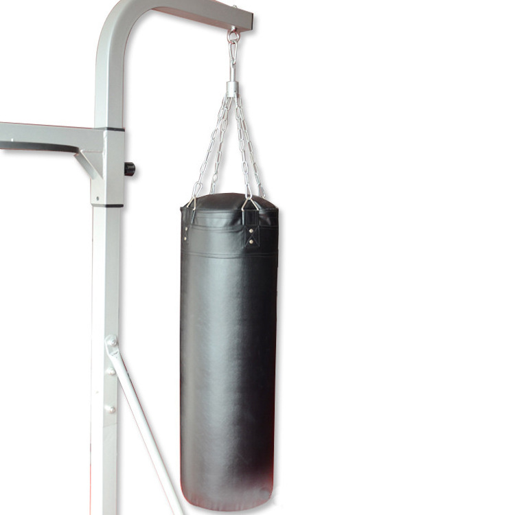 PU PVC Microfiber Boxing Sandbag No Filling Heavy Punching Bag with Chain