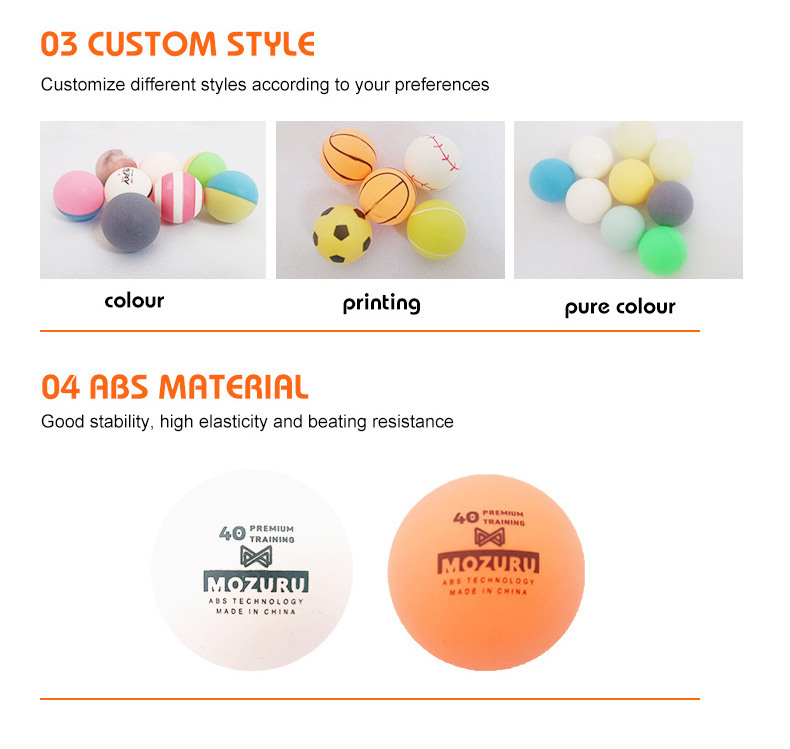 ittf approved suppliers professional match customs 5 star double colour table tennis seamless ball white without print