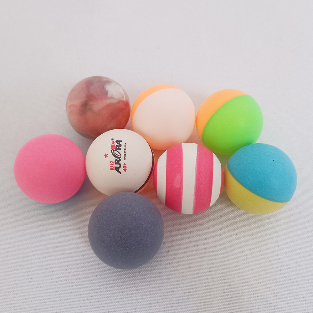 ittf approved suppliers professional match customs 5 star double colour table tennis seamless ball white without print