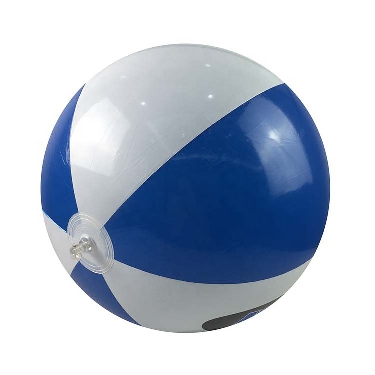 Customized 40 cm Inflatable PVC whole  print water Beach Ball for outside