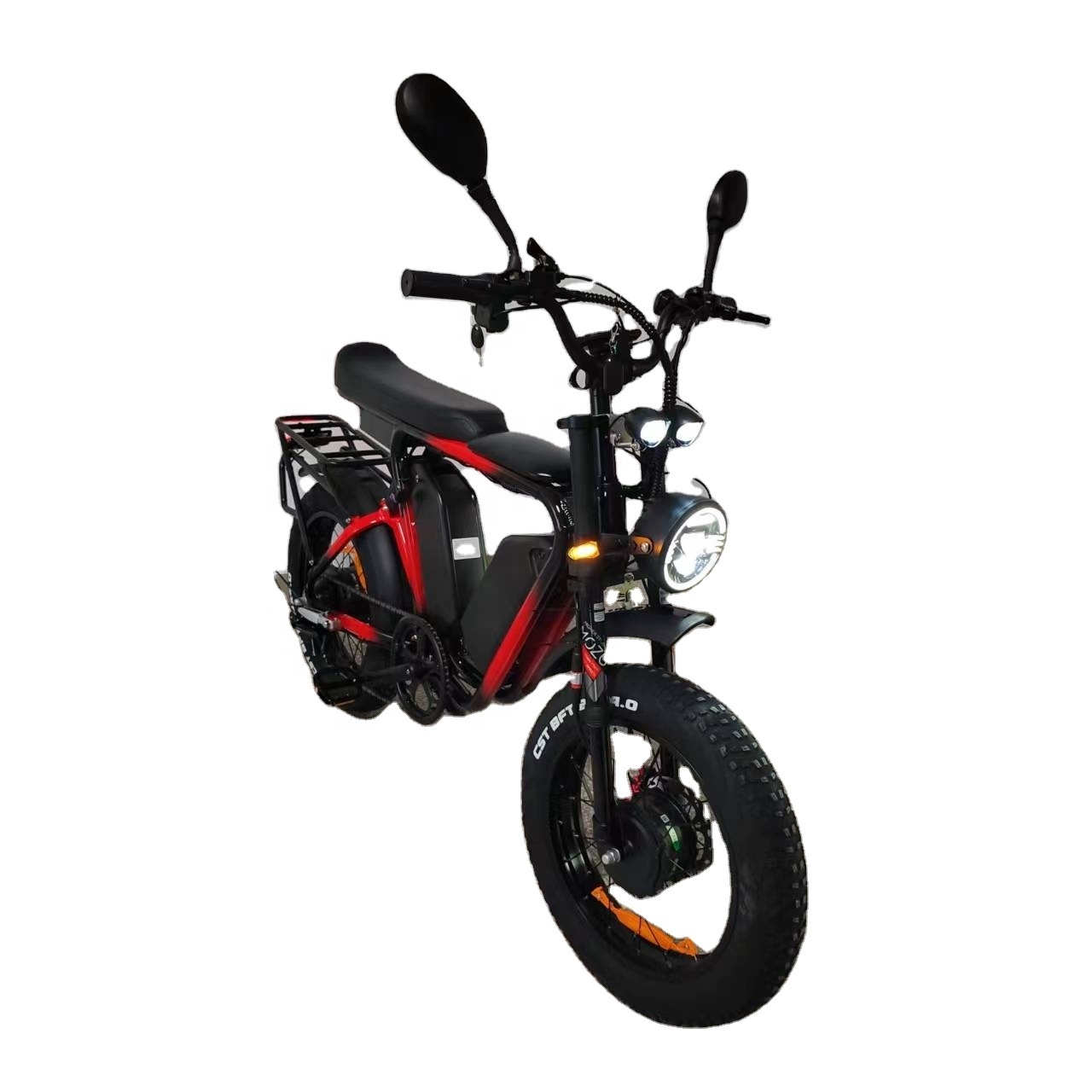 Yolin V1 52V Electric Bike 2000W Dual Motor Bafang Dual Battery Full Suspension Oil Brake Fat Tire Aluminum Alloy frame ebike