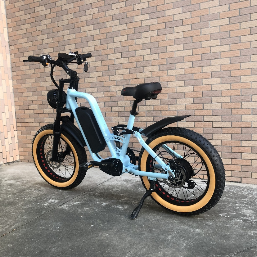 2024 Yolin SQ1 New Step through 52V  Electric Bike 1000W Motor 22Ah Battery Fat Tire Full suspension Aluminum Alloy frame ebike